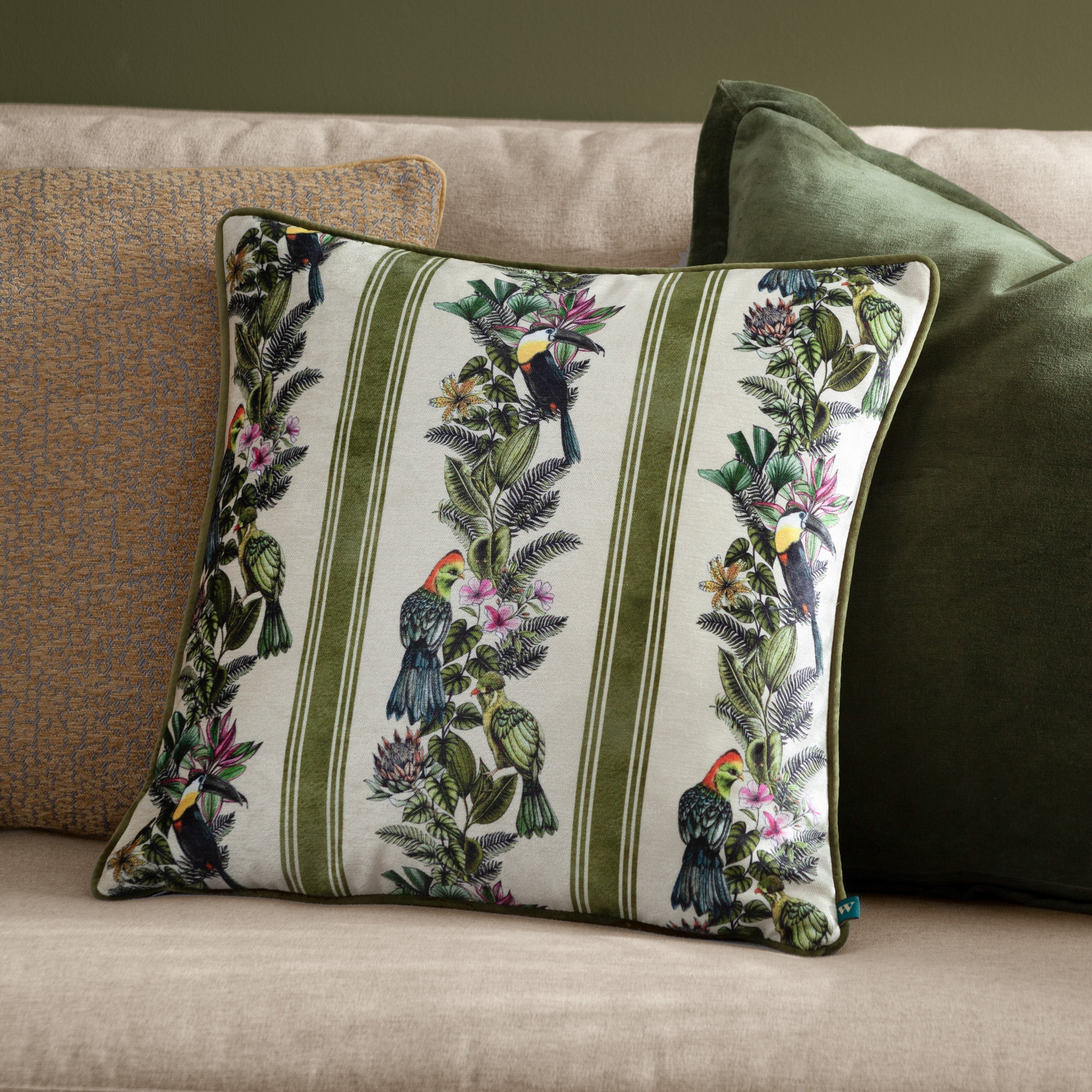 Leilani Printed Chenille Cushion