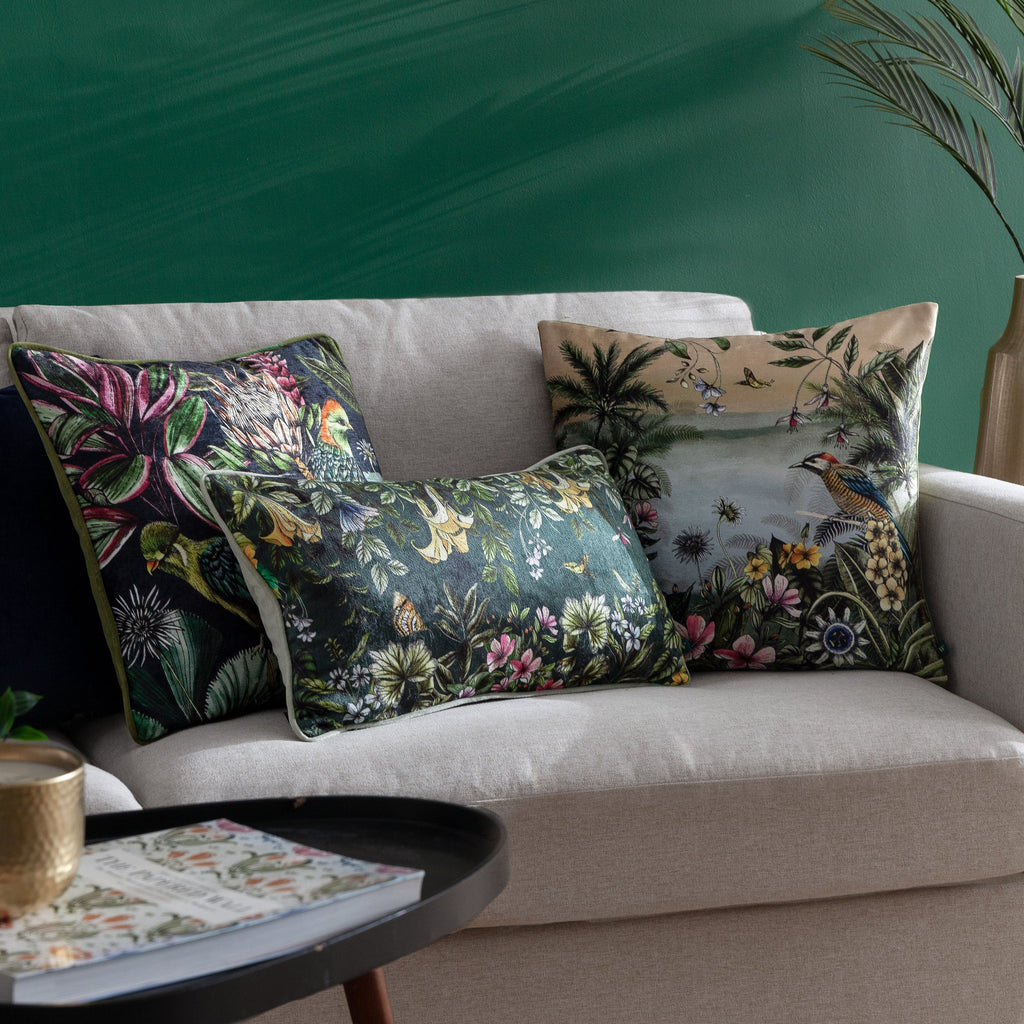 Leilani Printed Chenille Cushion