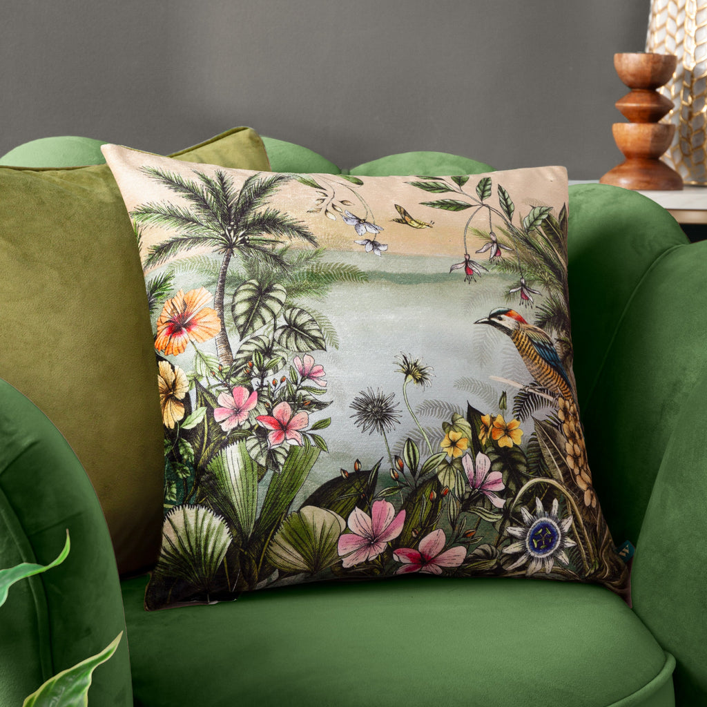 Leilani Printed Chenille Cushion