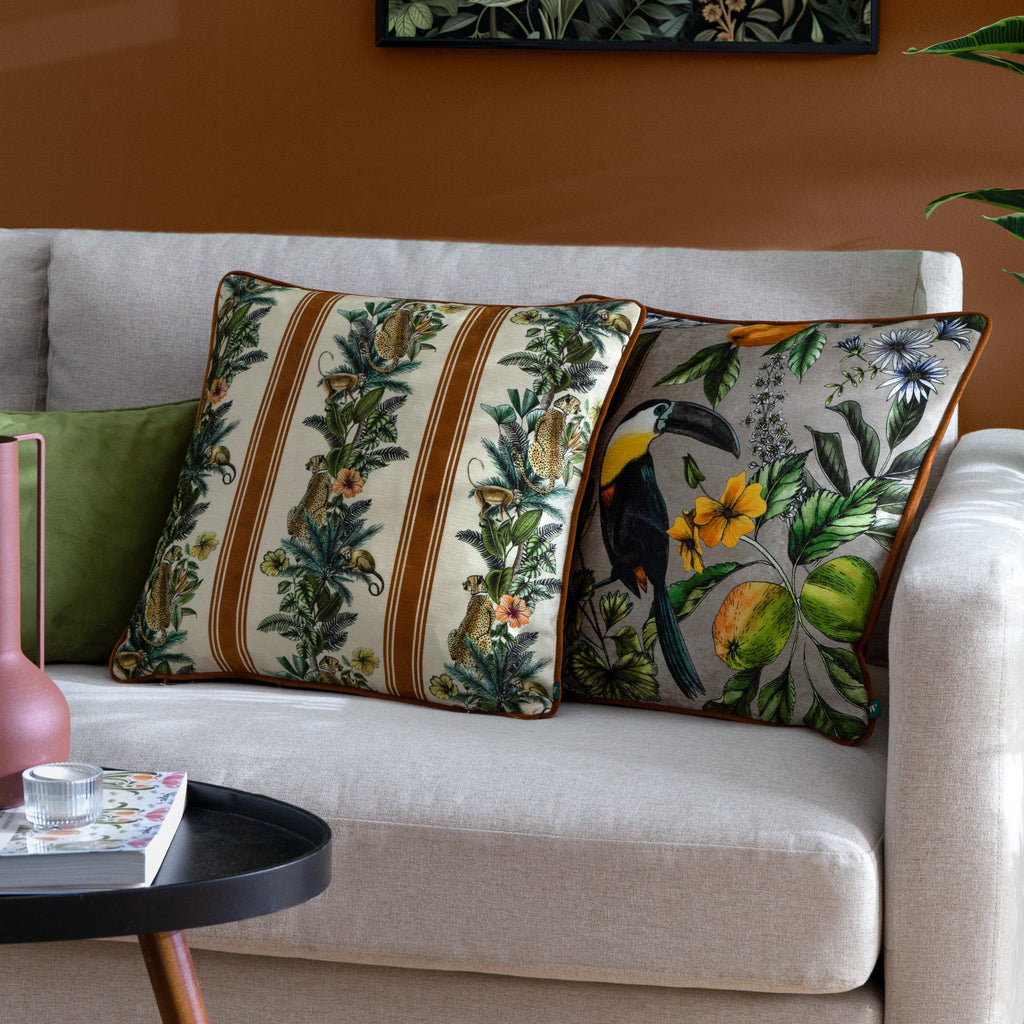 Leilani Printed Chenille Cushion