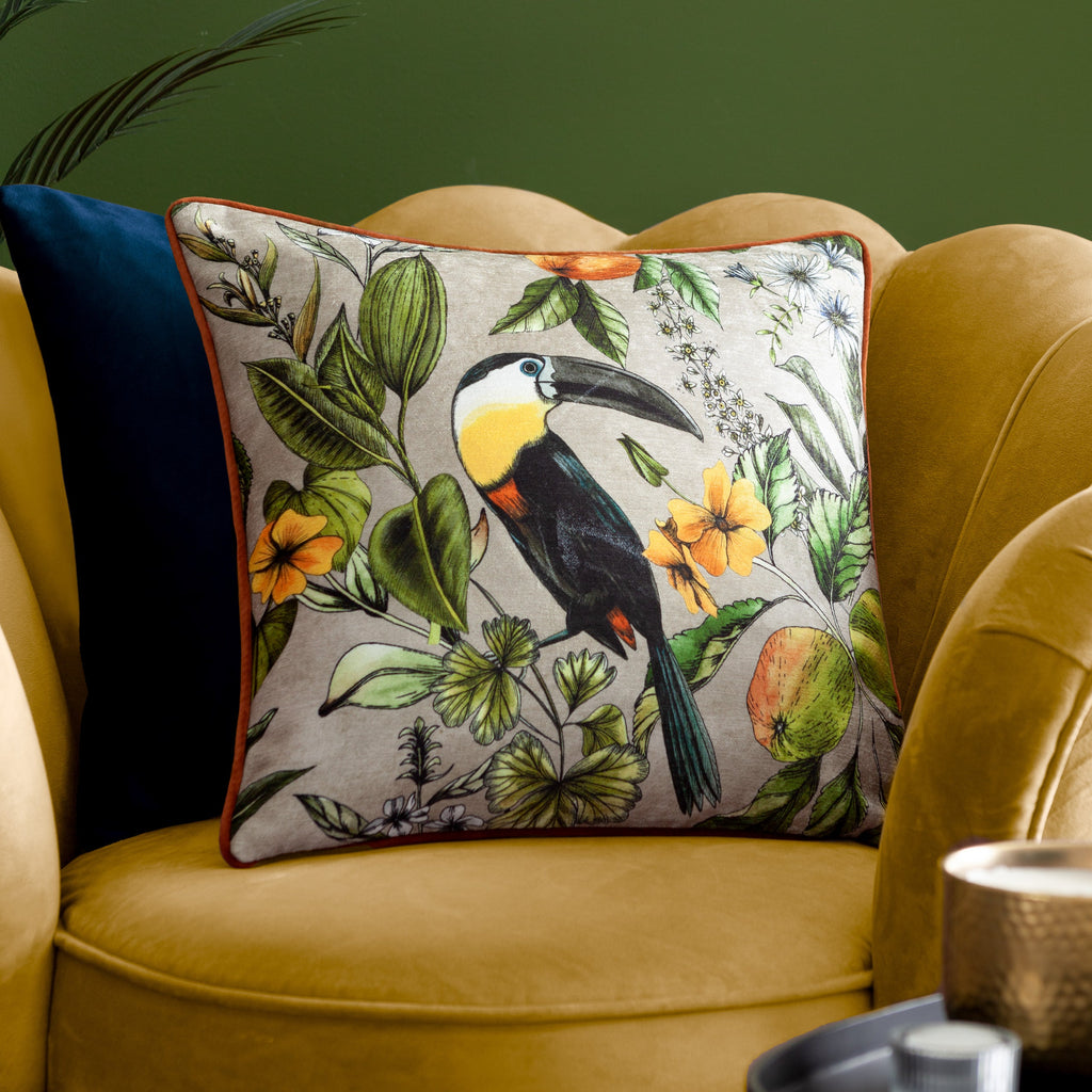 Leilani Printed Chenille Cushion