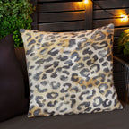 Leopardis Leopard Woven Outdoor Cushion Multi