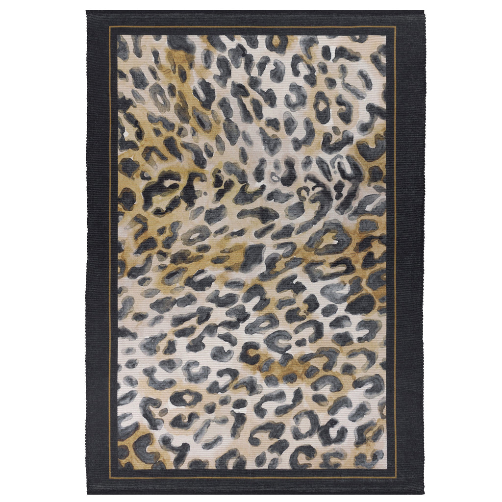 Leopardis Leopard Printed Indoor/Outdoor Outdoor Rug