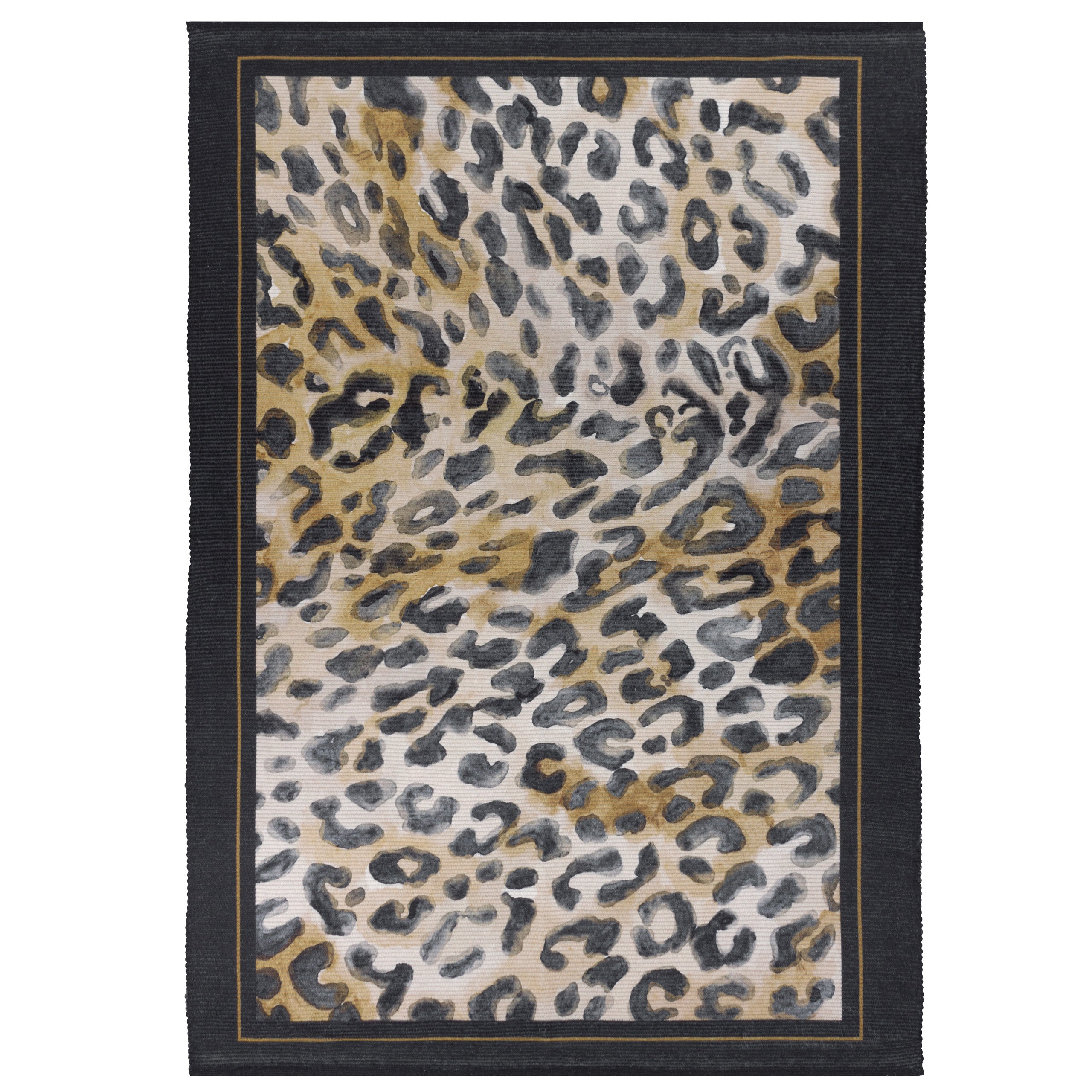 Leopardis Leopard Printed Indoor/Outdoor Outdoor Rug