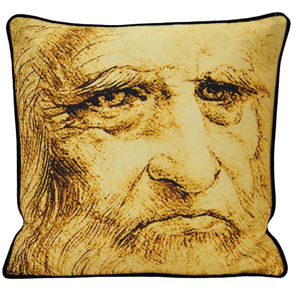 Leonardo Self Portrait Cushion
