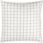 Linen Grid Check Cushion