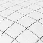 Linen Grid Check Cushion