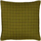Linen Grid Check Cushion