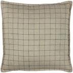 Linen Grid Check Cushion