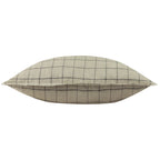 Linen Grid Check Cushion
