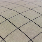 Linen Grid Check Cushion
