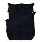 Adalyn Aztec Tufted 100% Cotton Duvet Cover Set