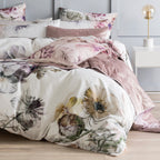 Ellaria Botanical 100% Cotton Duvet Cover Set