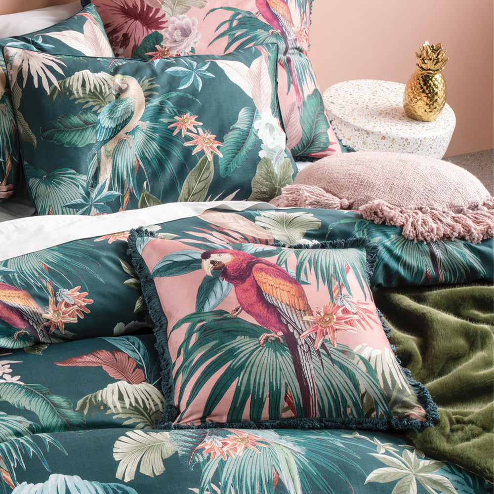 Fernanda Botanical 100% Cotton Duvet Cover Set