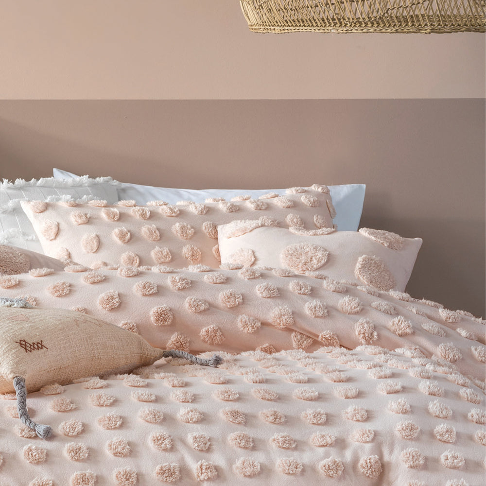 Haze Tufted 100% Cotton Duvet Cover Set
