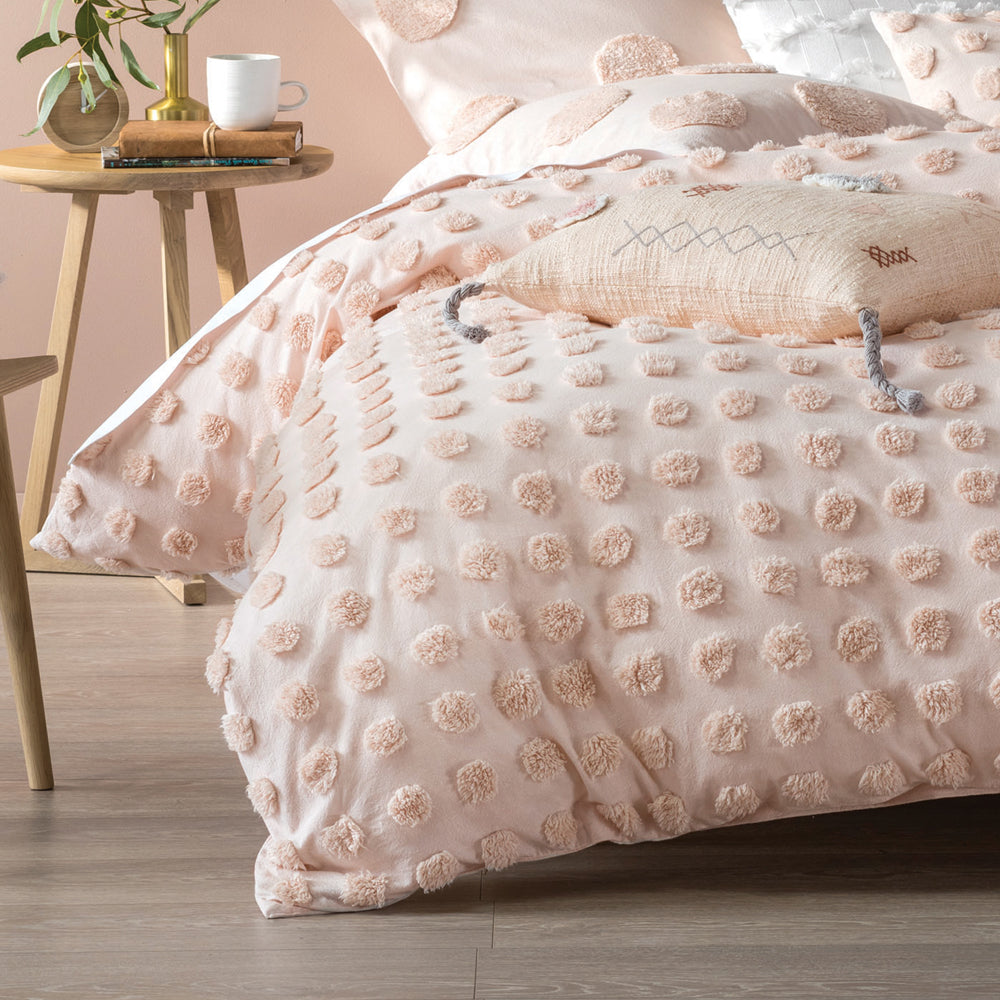 Haze Tufted 100% Cotton Duvet Cover Set