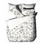 Luana Fringed 100% Cotton Duvet Cover Set