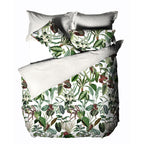 Wonderplant Exotic Botanical 100% Cotton Duvet Cover Set