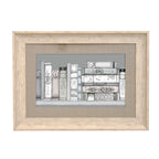 Library Books Framed Print