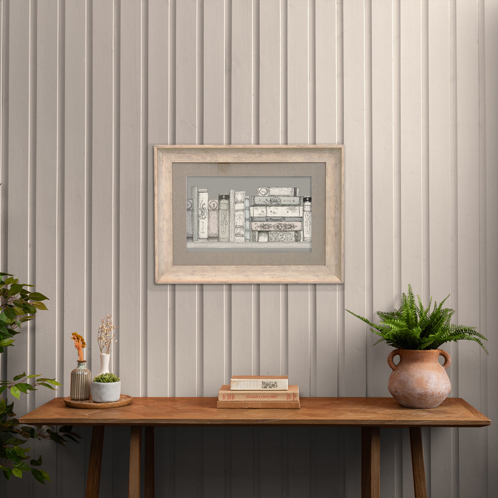 Library Books Framed Print