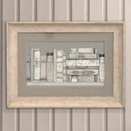 Library Books Framed Print