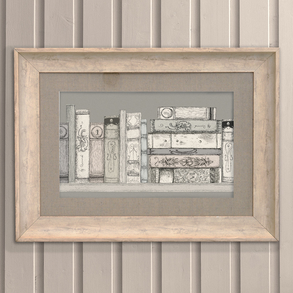 Library Books Framed Print