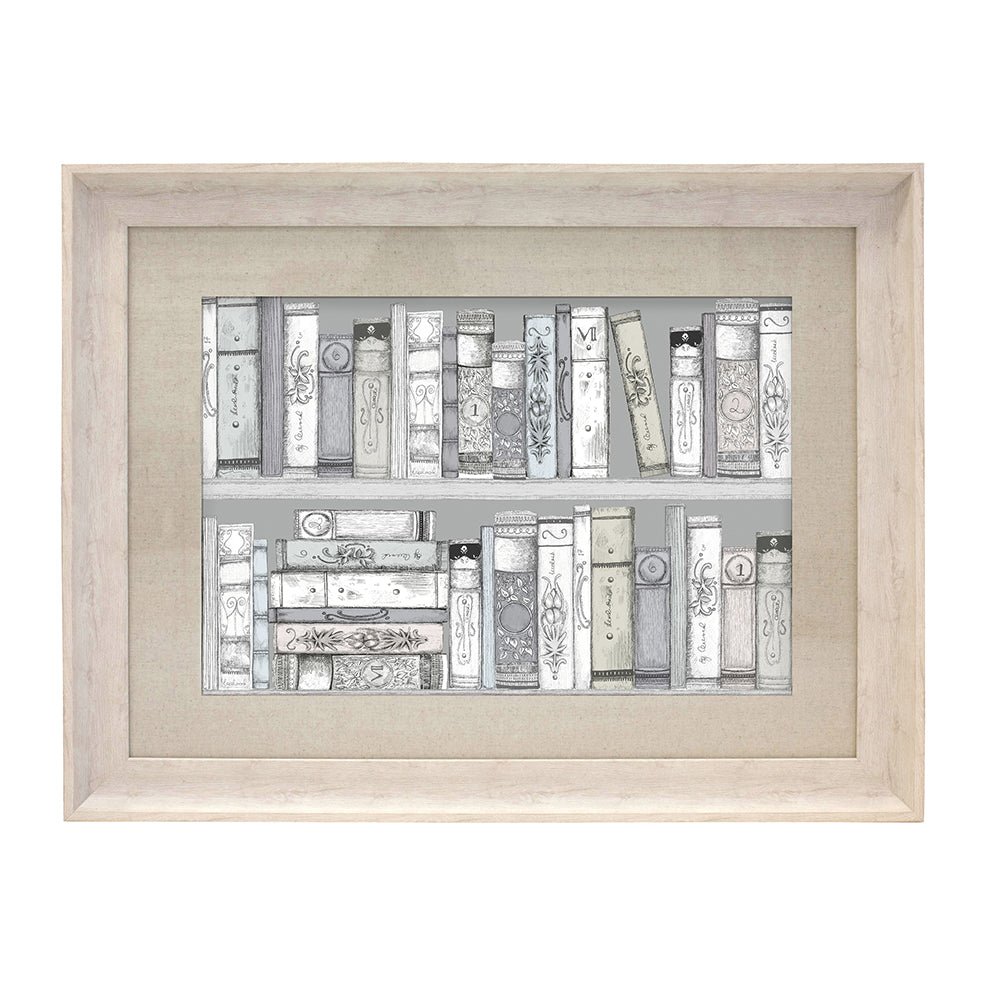 Library Books Framed Print