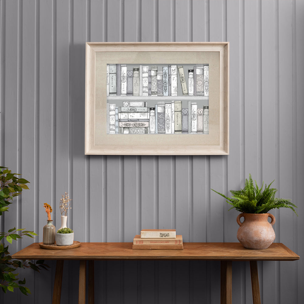 Library Books Framed Print