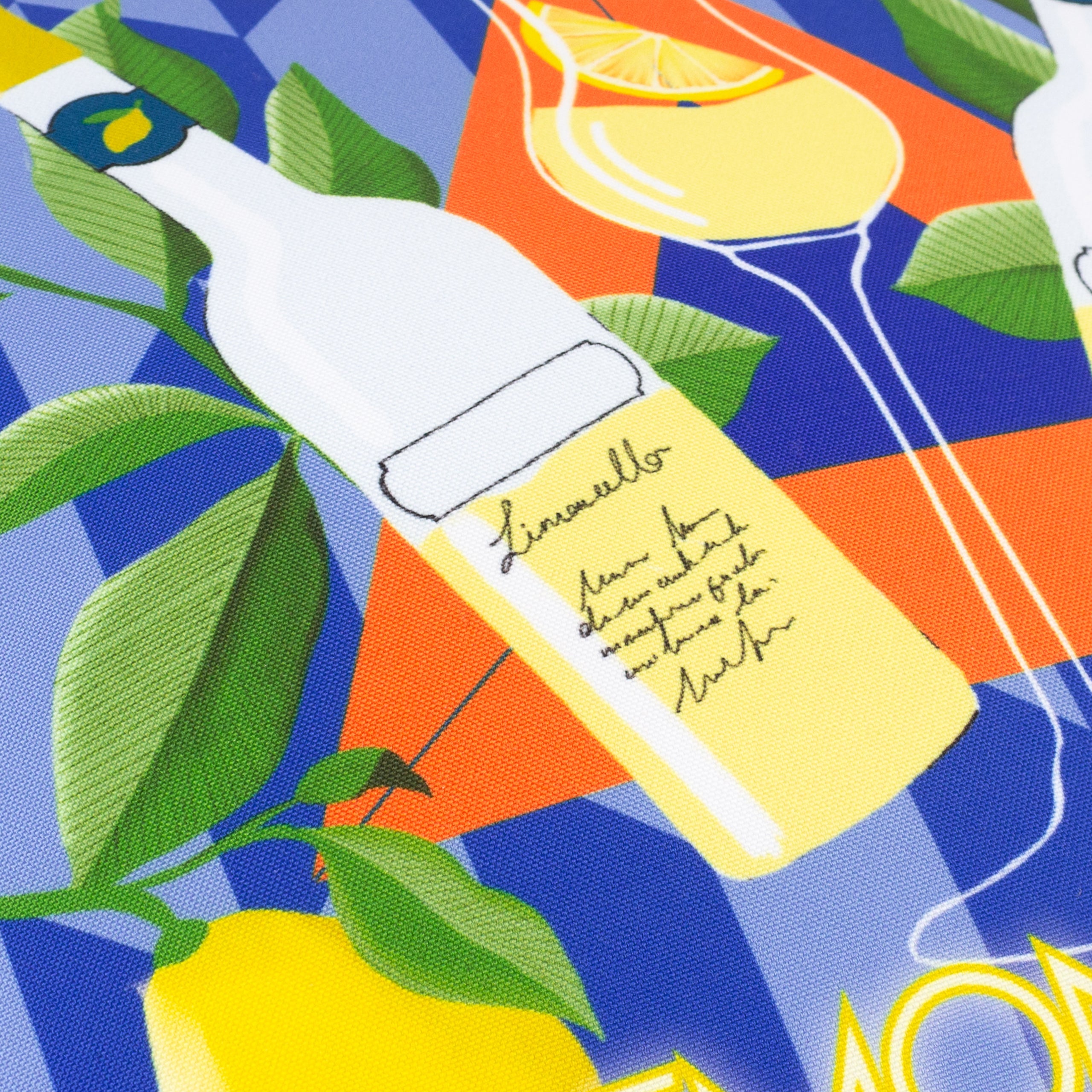 Limoncello Abstract Outdoor Cushion