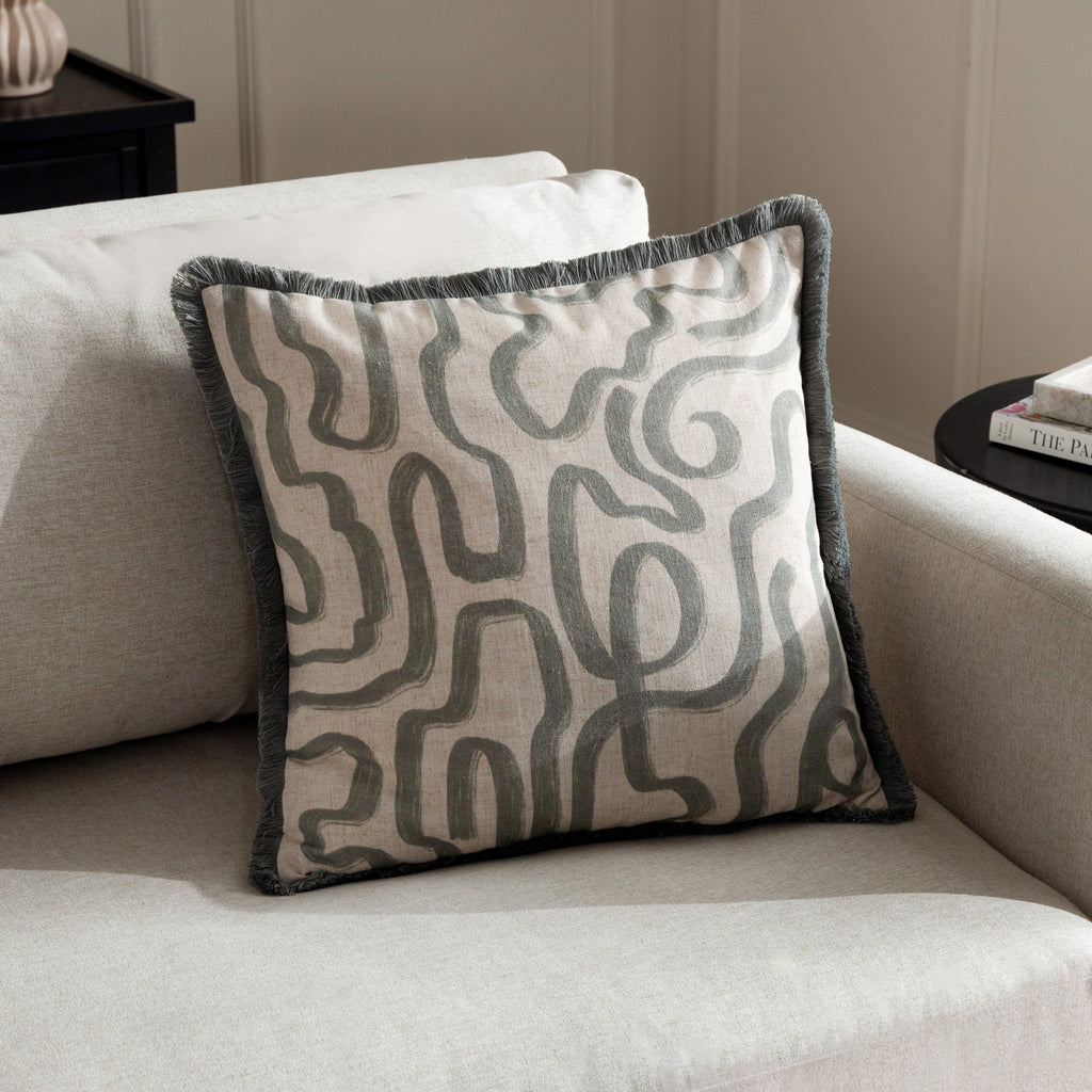 Lina Abstract Printed Cushion