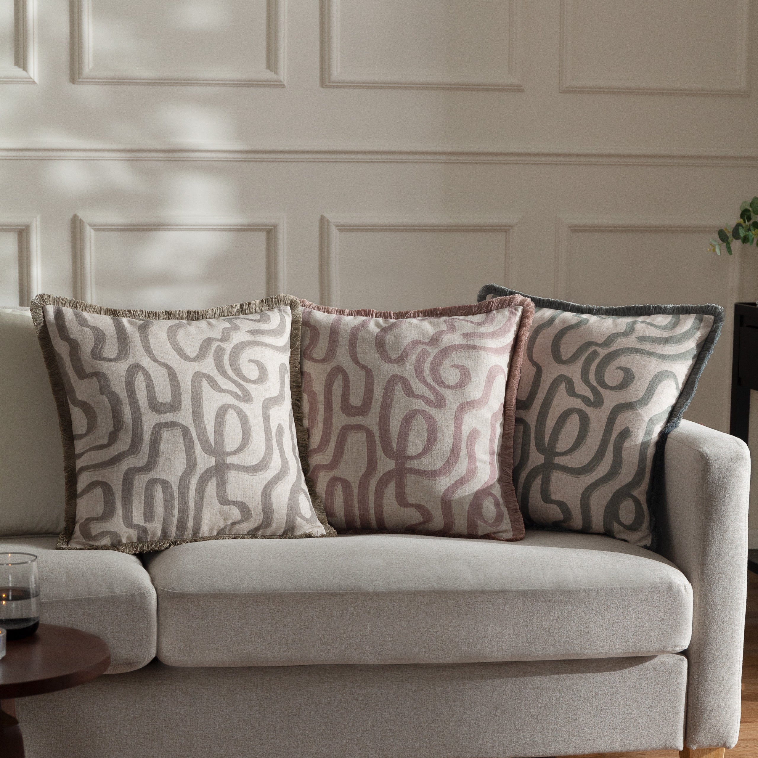 Lina Abstract Printed Cushion