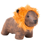 Lion Faux Leather Door Stop