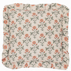Linen Renee Printed Ruffle Cushion Multi
