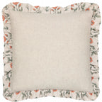 Linen Renee Printed Ruffle Cushion Multi