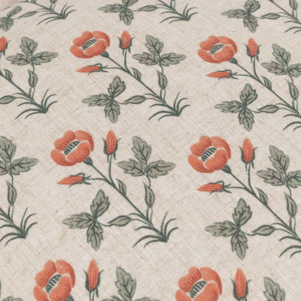 Linen Renee Printed Ruffle Cushion Multi