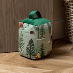 Lodge Wood Velvet Door Stop