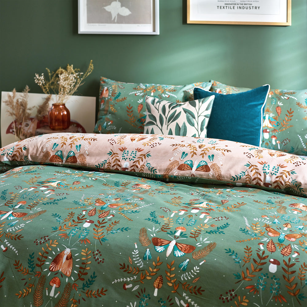 Luna Wood Duvet Cover Set