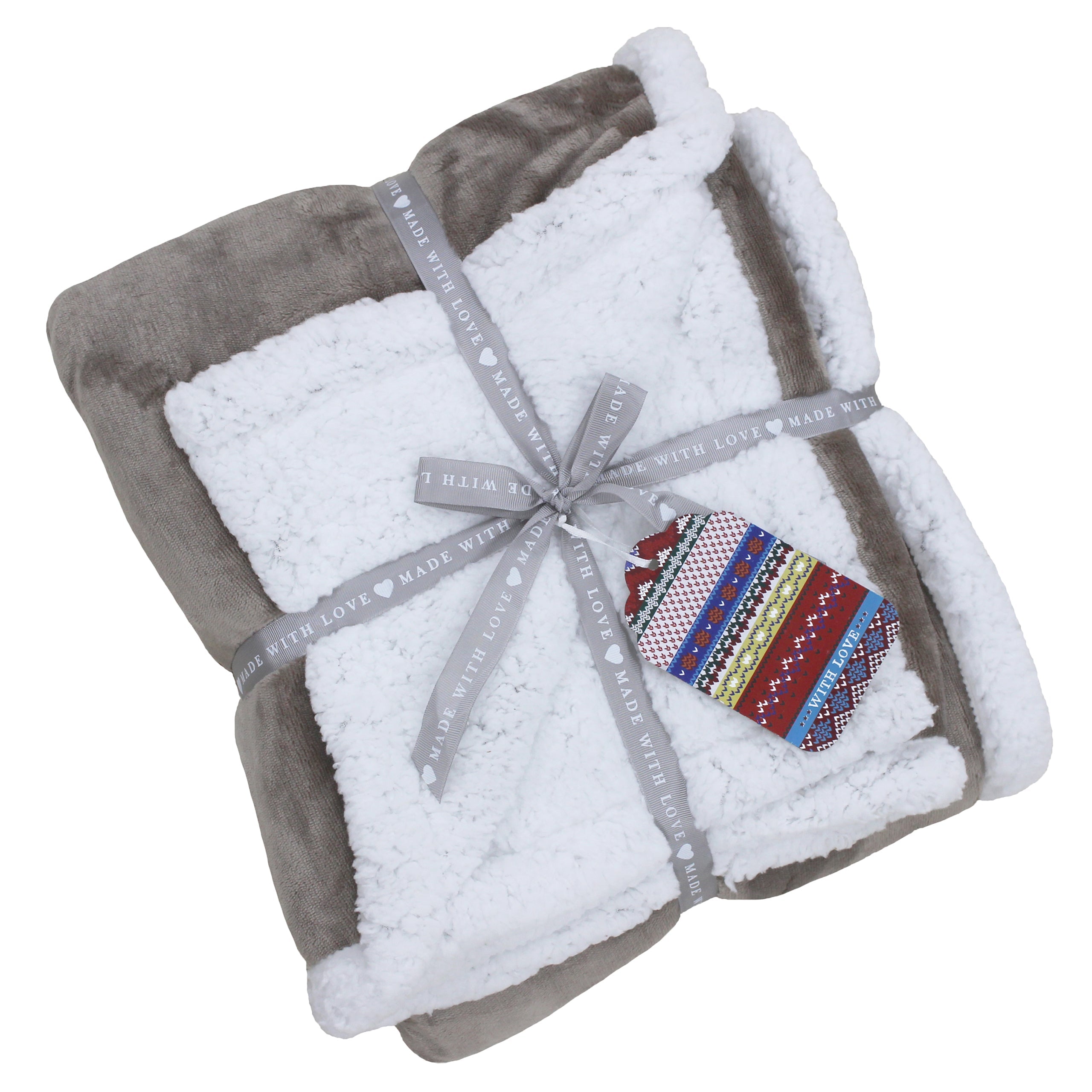 Lux Sherpa Fleece Throw