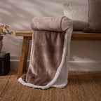 Lux Sherpa Fleece Throw