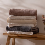Lux Sherpa Fleece Throw