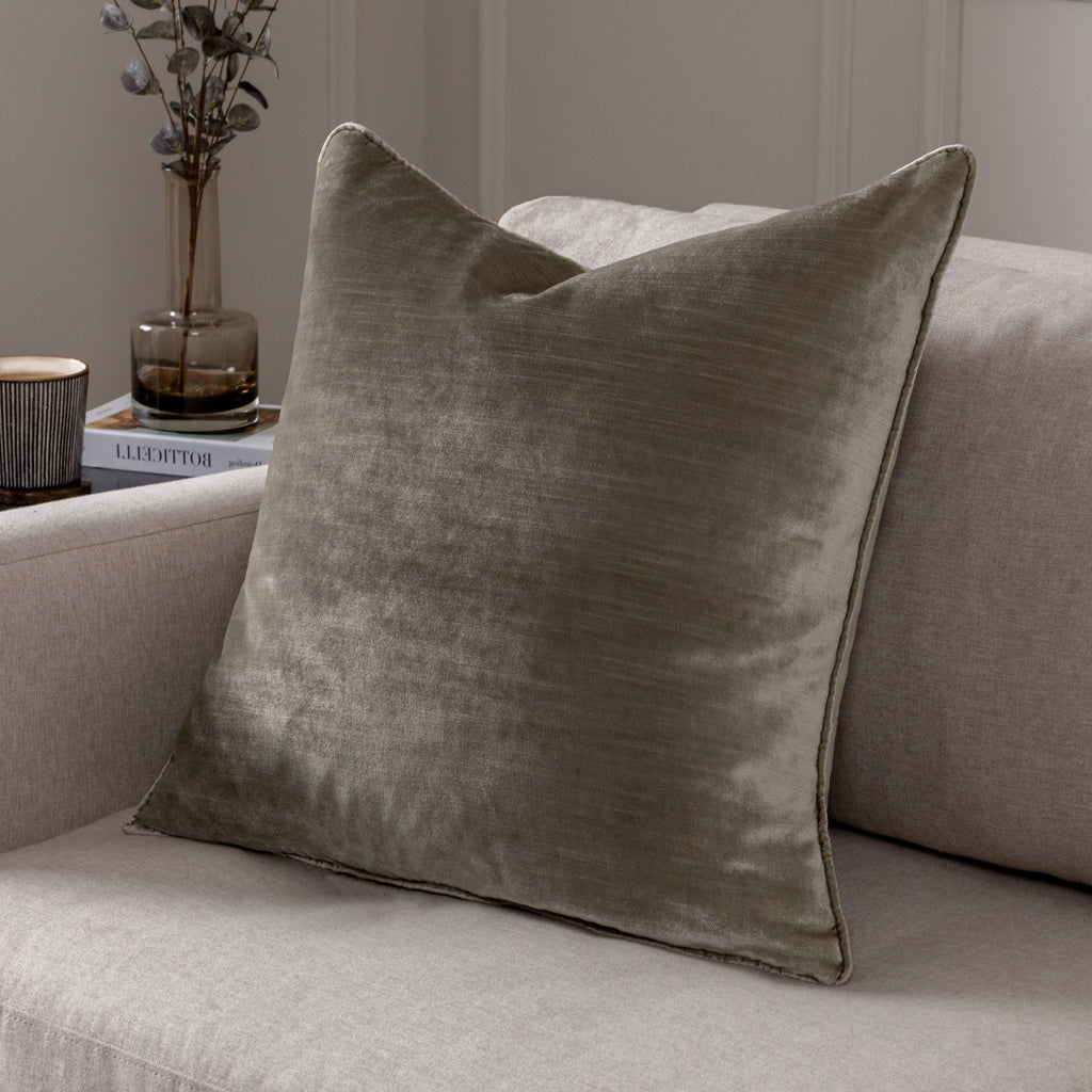 Luxe Velvet Piped Cushion