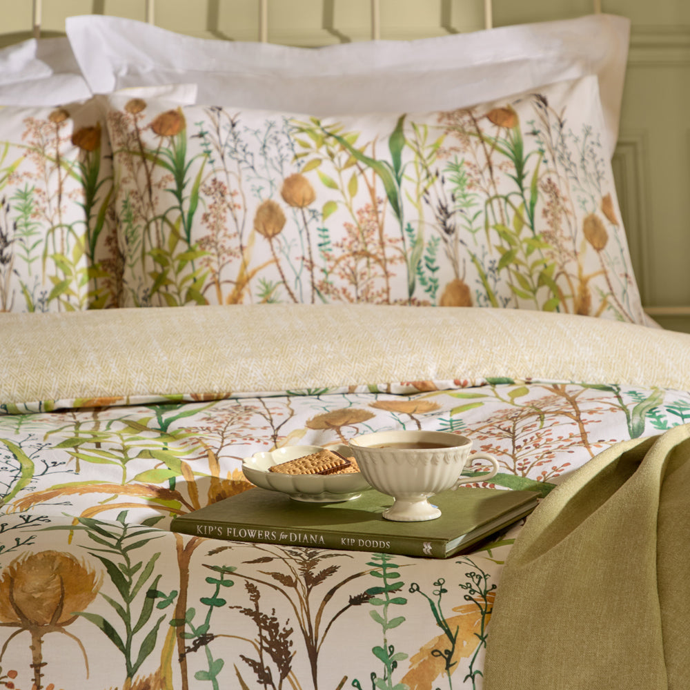 Lydiard 100% Cotton Reversible Duvet Cover Set