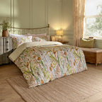 Lydiard 100% Cotton Reversible Duvet Cover Set
