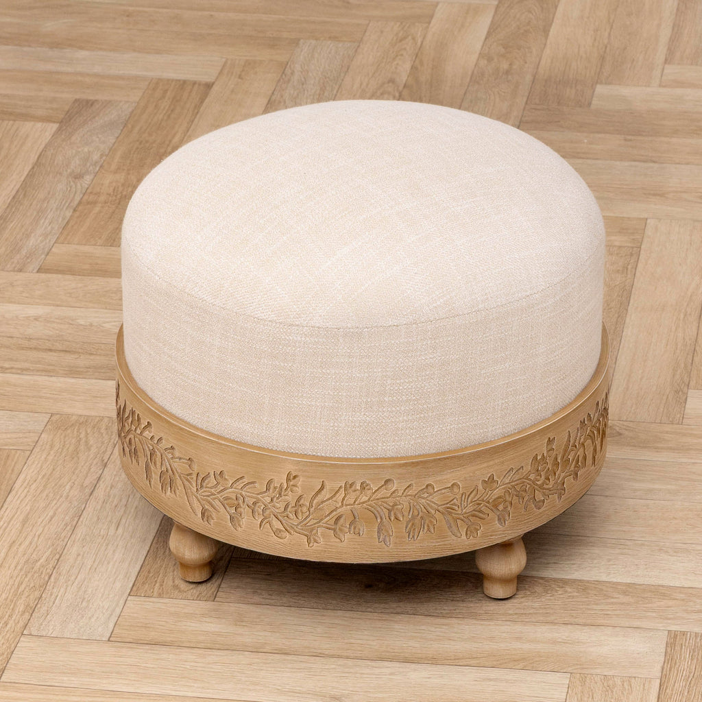 Mabel Wooden Footstool