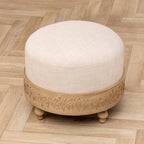 Mabel Wooden Footstool