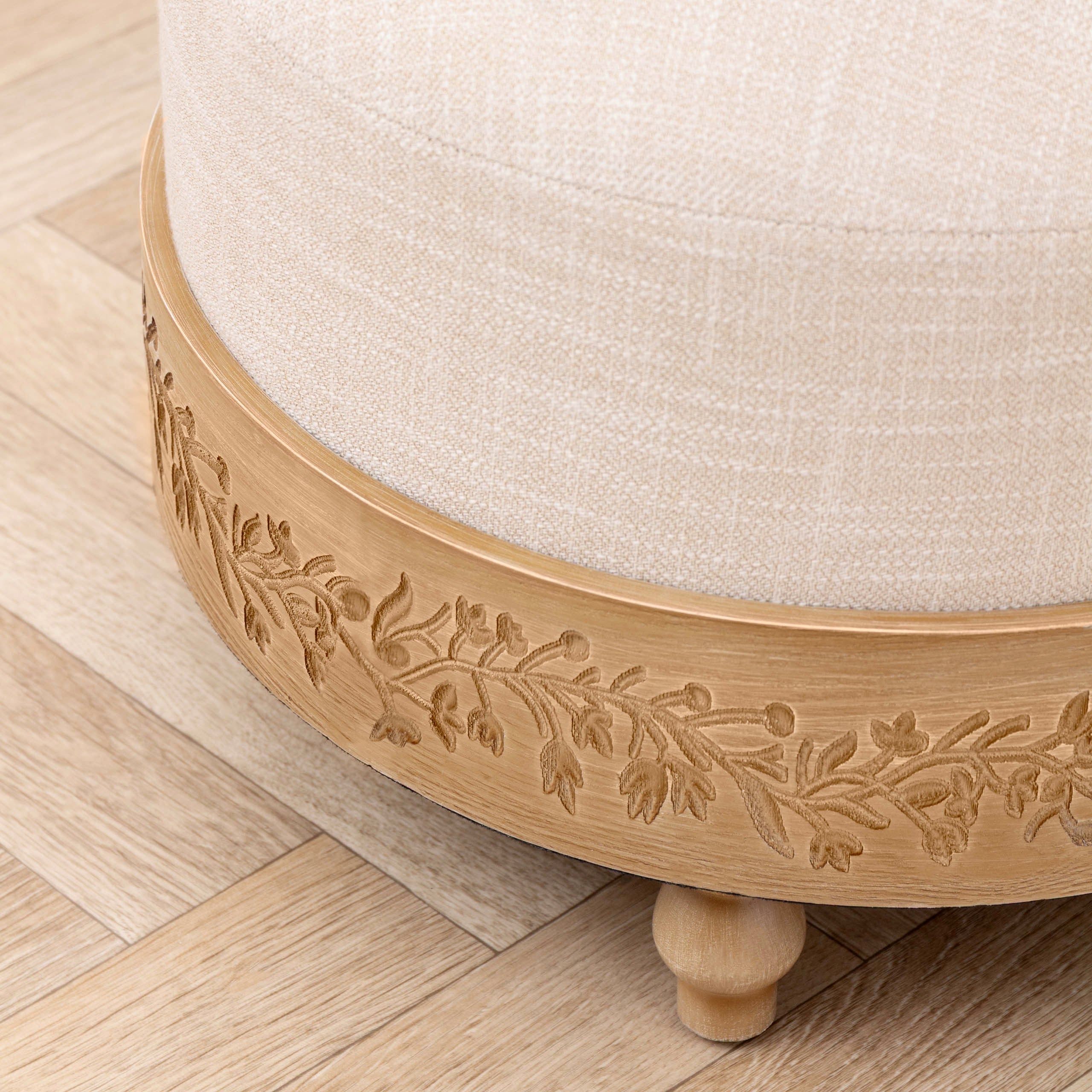 Mabel Wooden Footstool