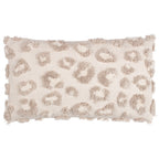 Maeve Tufted Leopard Print Cushion