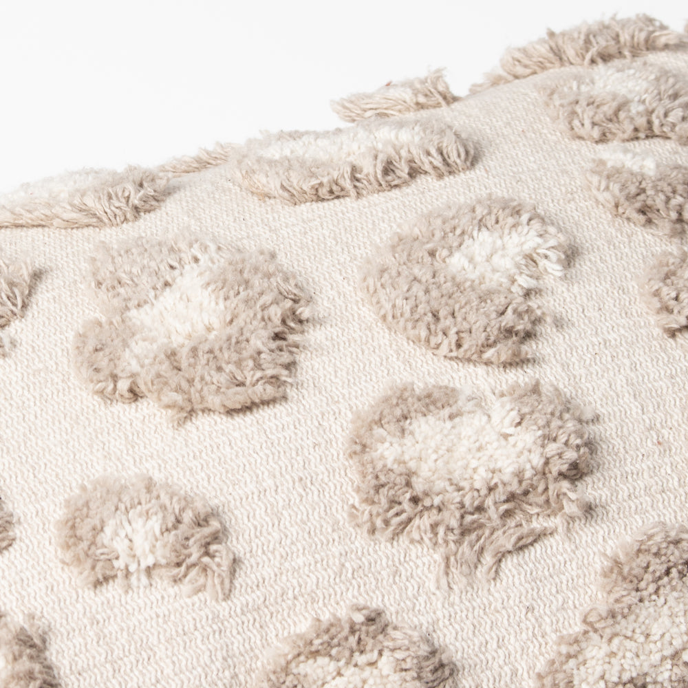 Maeve Tufted Leopard Print Cushion