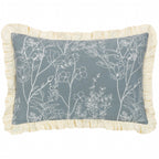 Mae Embroidered Cotton Cushion