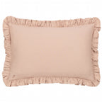 Mae Embroidered Cotton Cushion Petal
